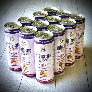 Hibiscus In Love Canned Iced Tea